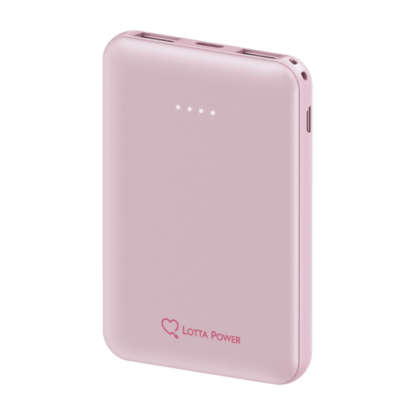 Lotta Power Zusatzakku Powerbank Rose 5000mAh 1 Stück