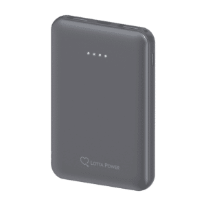 Lotta Power Zusatzakku Powerbank Space Grey 5000mAh 1 Stück