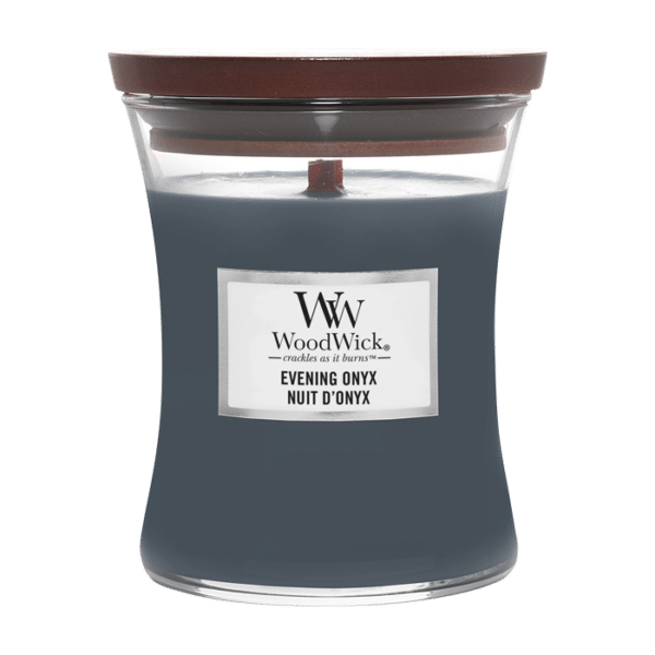Woodwick Medium Hourglass Evening Onyx 275 g